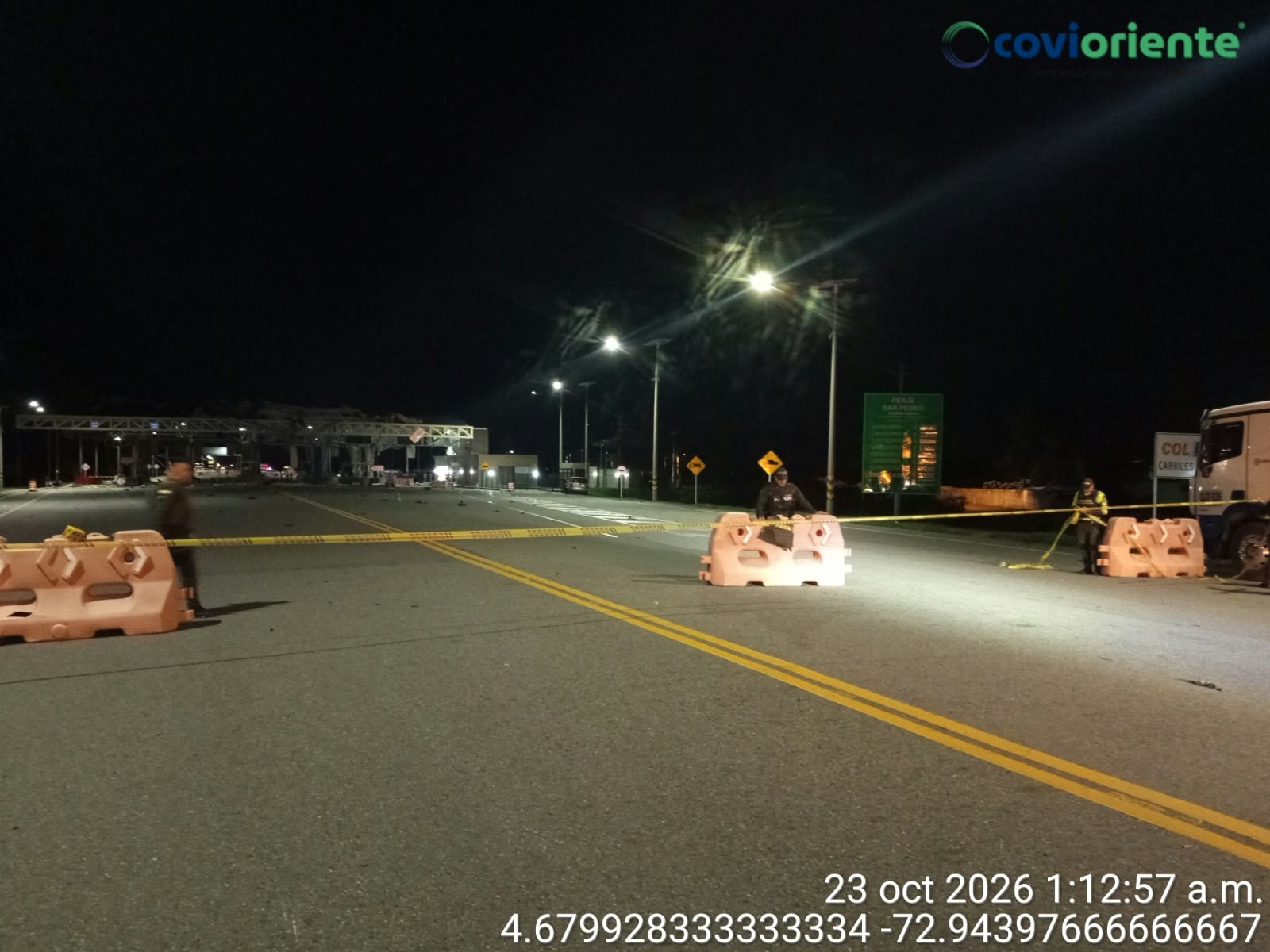 Imagen relacionada con ANI condena atentado terrorista contra peaje San Pedro en Villanueva, Casanare