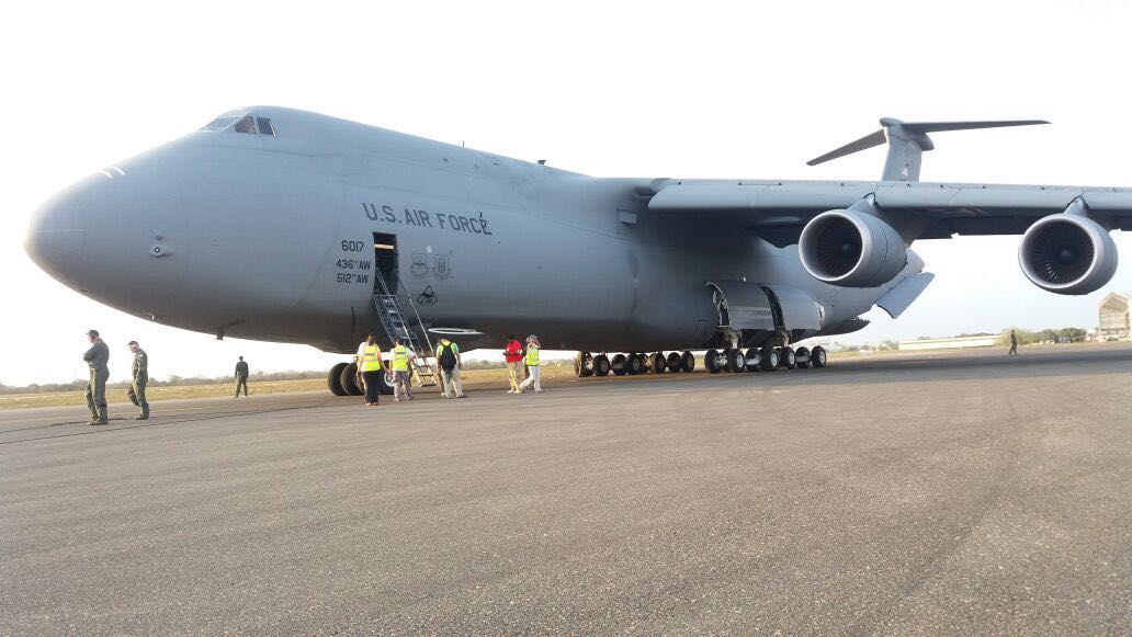 Imagen relacionada con Uno de los aviones de carga más grande del mundo aterrizó en el Cortissoz
