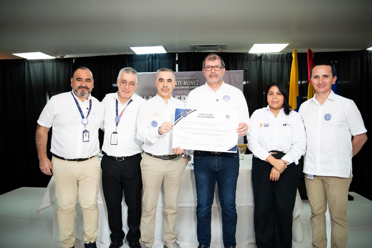 Imagen relacionada con Aeropuerto Rafael Núñez de Cartagena recibe certificación de internacionalización por parte de la Autoridad Aeronáutica de Colombia