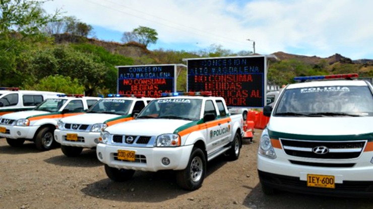 Imagen relacionada con Concesión de la ANI, Alto Magdalena S.A.S., entrega equipos y elementos de seguridad al servicio de la comunidad