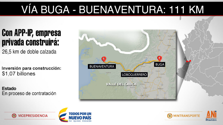 Imagen relacionada con Publicados pliegos de APP de Iniciativa Privada que completa doble calzada entre Buga y Buenaventura