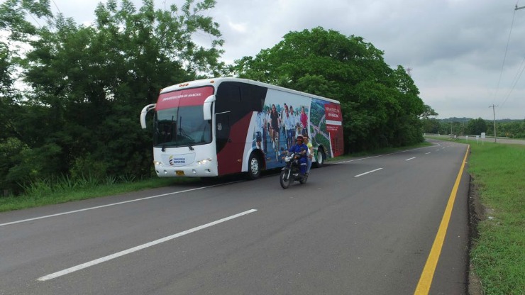 Imagen relacionada con Bus de la Infraestructura en Marcha prendió motores en Bolívar