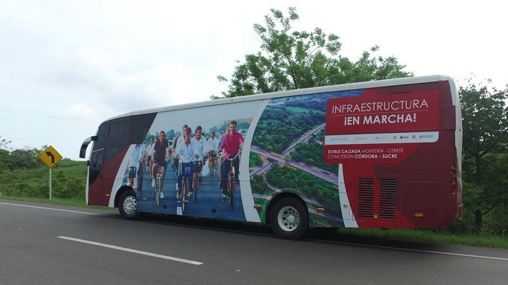 Imagen relacionada con Atención ciudadana del Bus de la Infraestructura arriba hoy a Los Montes de María (La Cansona) con la Vuelta a Colombia