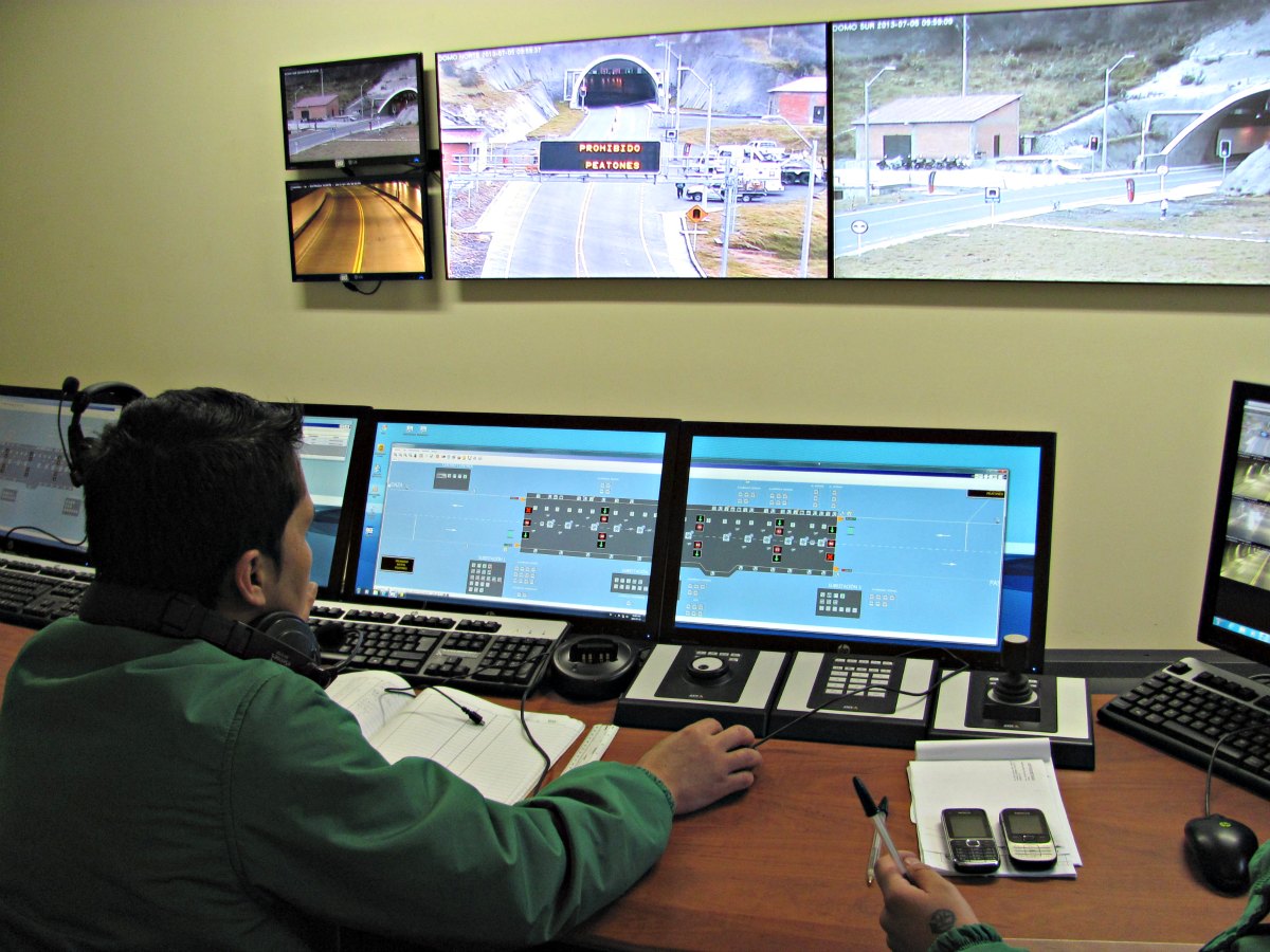 Imagen relacionada con Moderno sistema de control de la concesión Devinar en el CCO del Túnel de Daza en Pasto