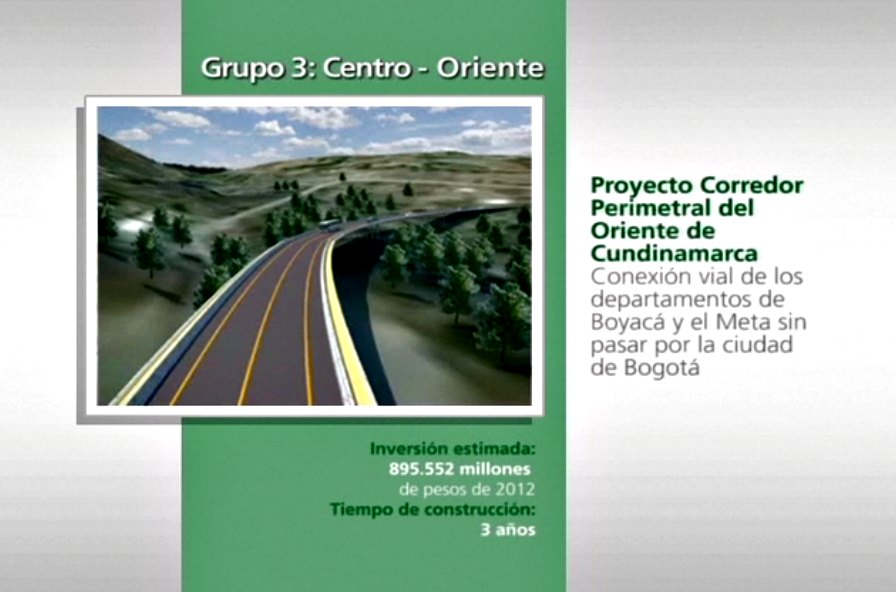 Imagen relacionada con Seleccionados los 10 precalificados para el proyecto concesión vial Perimetral Oriental de Cundinamarca
