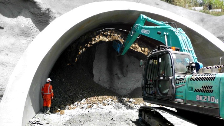 Imagen relacionada con Inició excavación del túnel 2 en el sector El Tablón-Puente Téllez