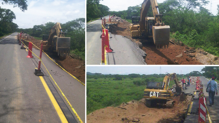 Imagen relacionada con Concesionario Vías de las Américas inició reparación de tramo de vía Tamalameque - El Banco