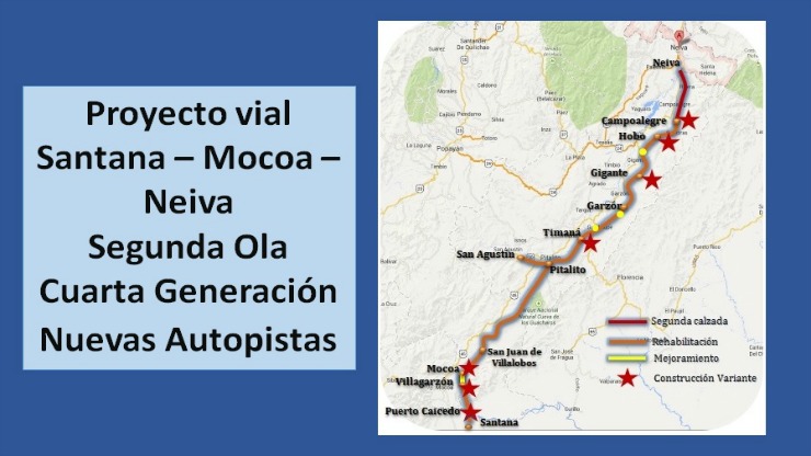 Imagen relacionada con Via streaming: recepción de ofertas económicas para el proyecto vial Santana - Mocoa - Neiva