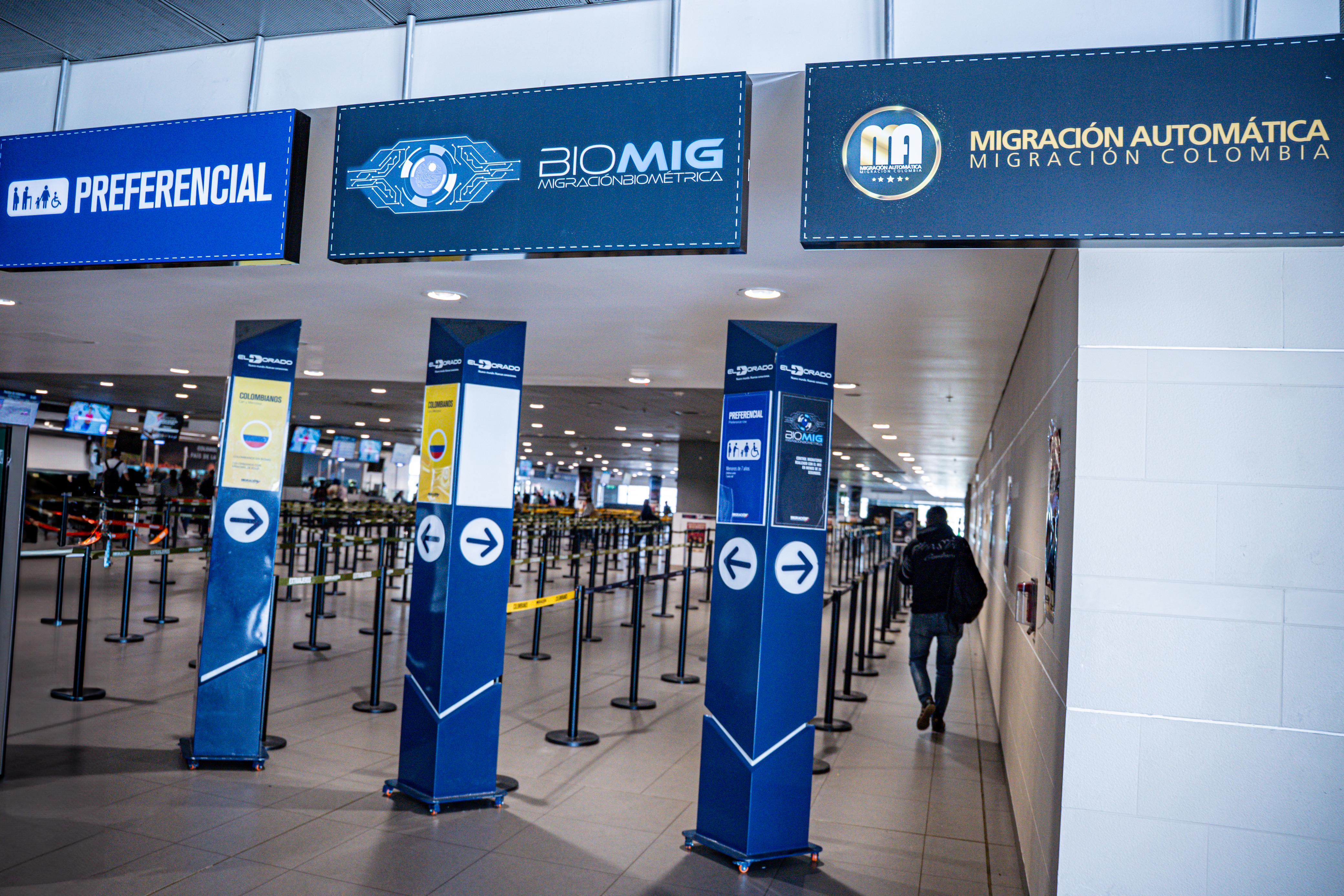 Imagen relacionada con Área de inmigración del aeropuerto El Dorado entrará en obra