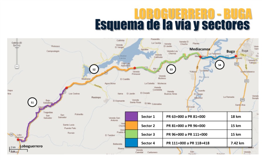 Imagen relacionada con Proyecto vial Loboguerrero – Buga: primera APP adjudicada por la ANI