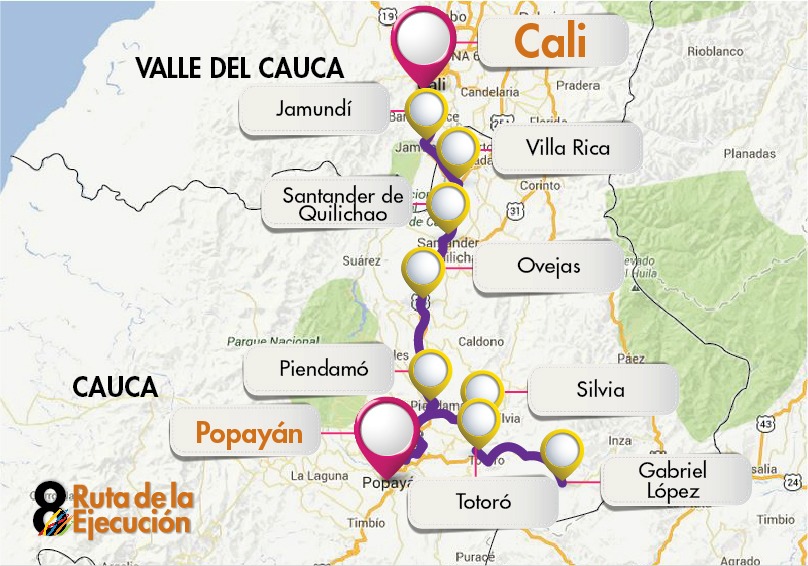 Imagen relacionada con Octava Ruta de la Ejecución irá hasta la frontera con Ecuador