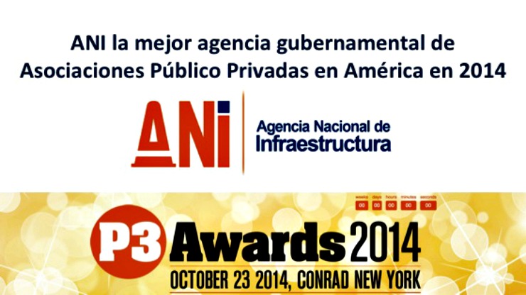 Imagen relacionada con ANI, la mejor agencia gubernamental de Asociaciones Público Privadas en América en 2014