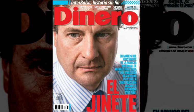 Imagen relacionada con Presidente de la ANI en la portada de la revista Dinero