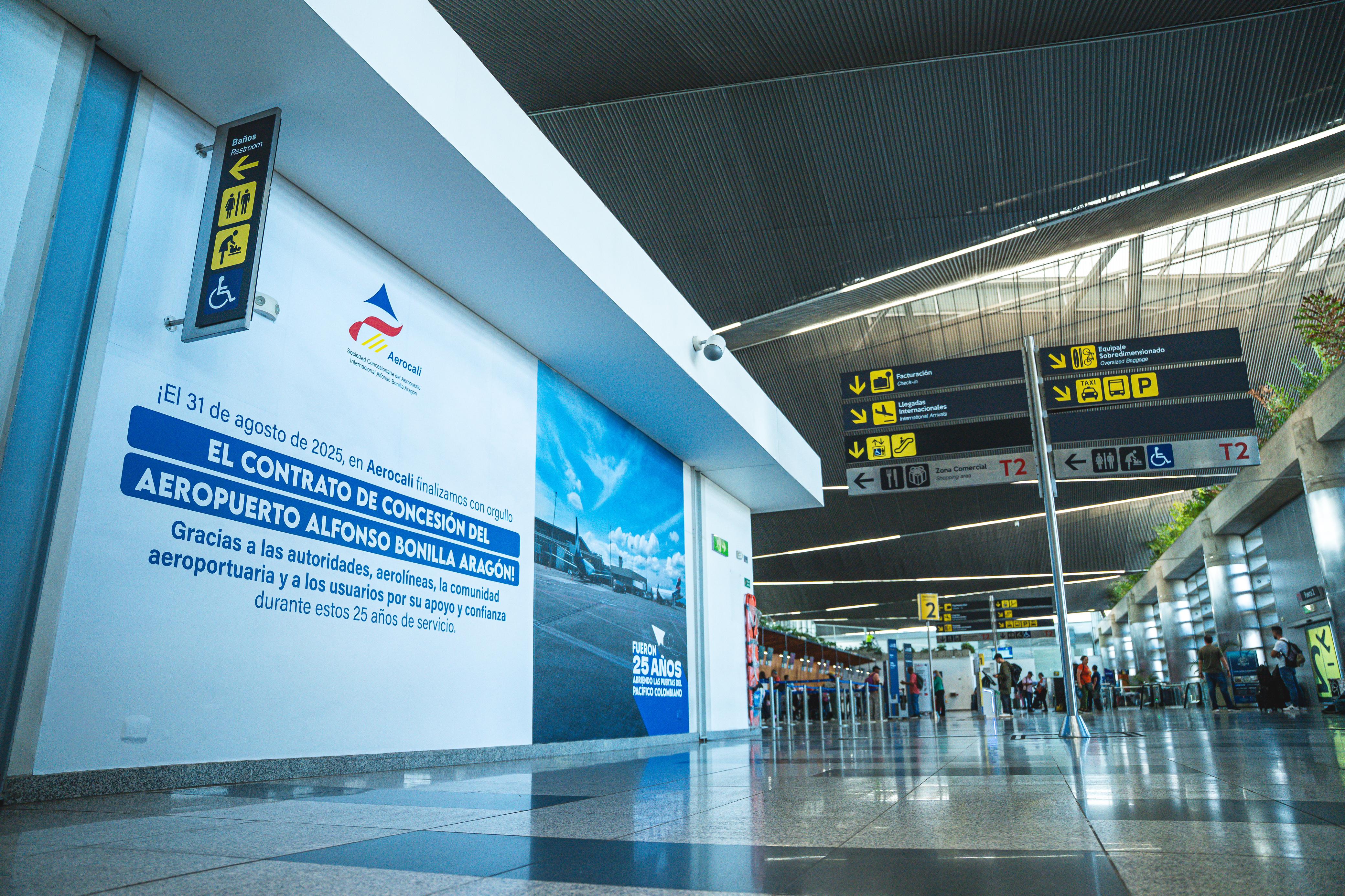 Imagen relacionada con Aerocali revierte 63.000 m2 de infraestructura aeroportuaria a la nación