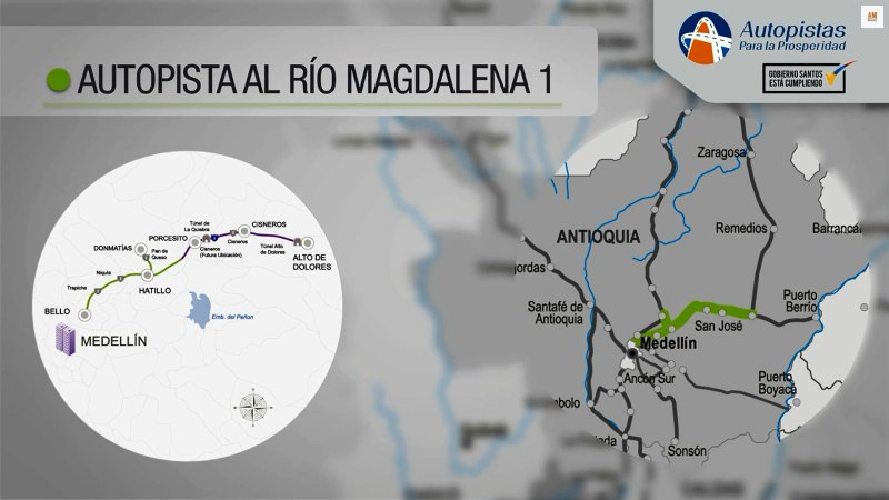 Imagen relacionada con ANI recibió 15 manifestaciones de interés para Autopista al Río Magdalena 1 de Autopistas para la Prosperidad