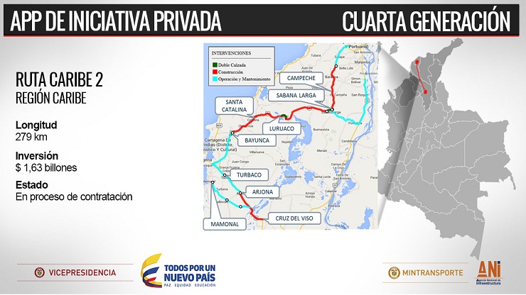 Imagen relacionada con Aprobada en Consejo de Ministros la APP-IP Ruta Caribe 2