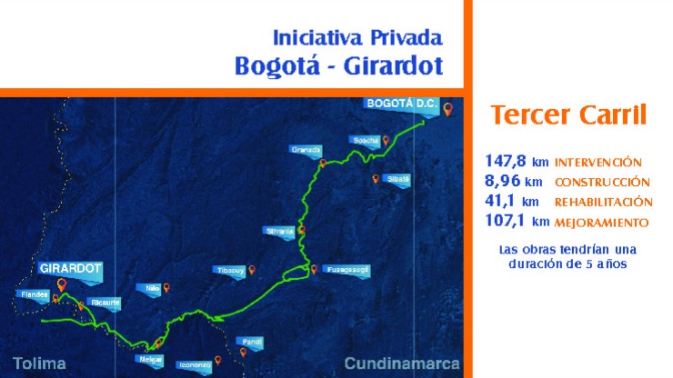 Imagen relacionada con Proyecto para el Tercer carril Bogotá – Girardot se presenta en Audiencia Pública