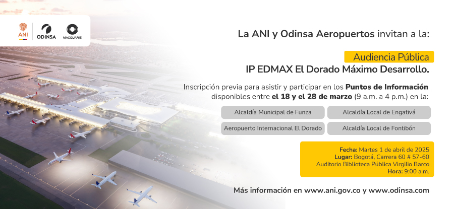 Imagen relacionada con Audiencia Pública IP EDMAX El Dorado Máximo Desarrollo