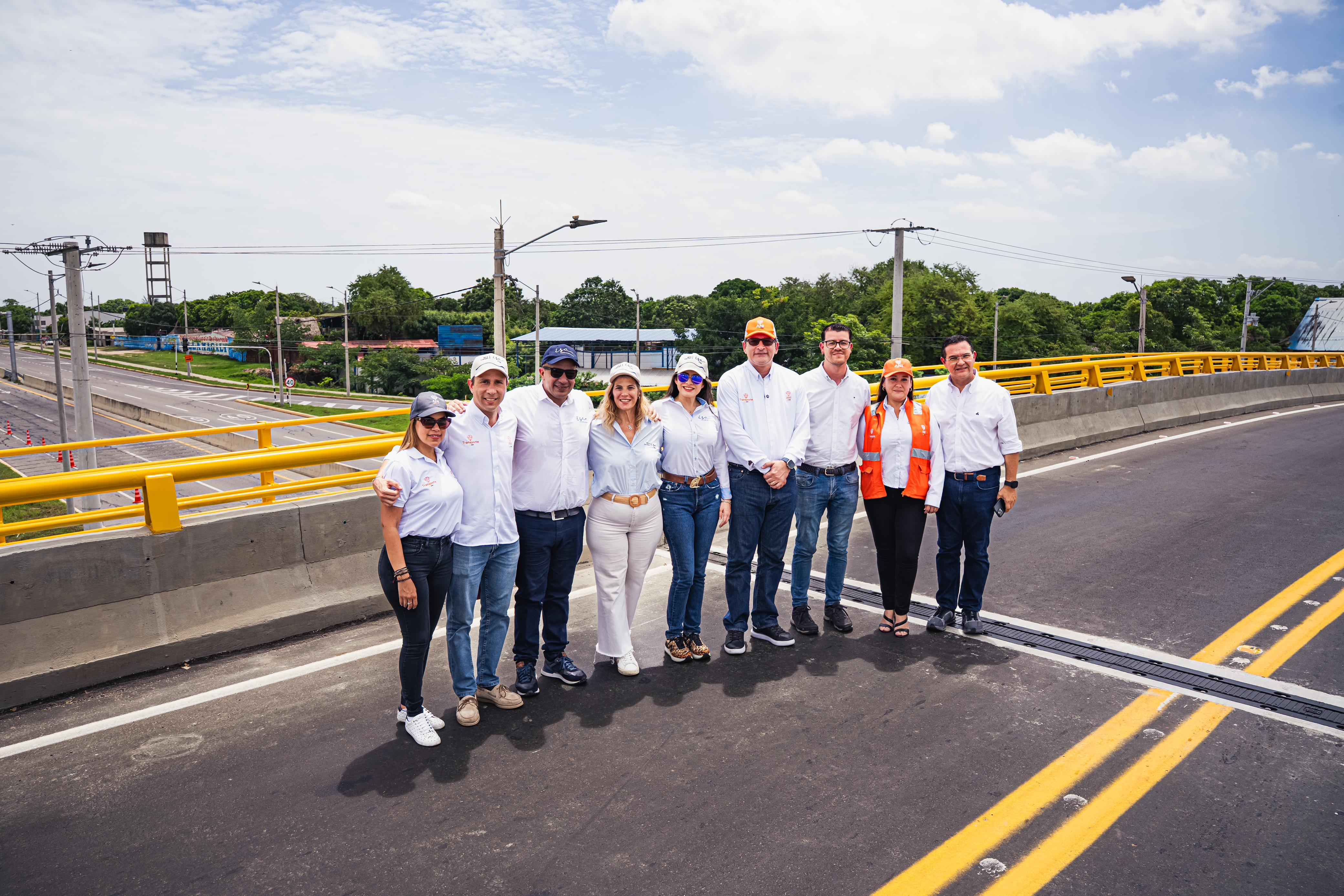 Imagen relacionada con ANI inaugura el puente Caracolí, clave para mejorar la movilidad en el  Atlántico