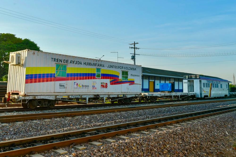 Imagen relacionada con Tren del Atlántico moviliza ayuda humanitaria para afectados del Eje Cafetero y Chocó