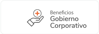 Botón que lleva a la información de Beneficios del Gobierno Corporativo