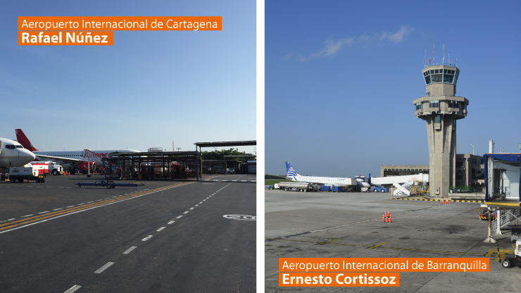 Aeropuertos de Cartagena y Barranquilla listos para la firma del Acuerdo de Paz