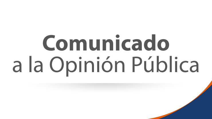 COMUNICADO A LA OPINIÓN PÚBLICA DEL PRESIDENTE DE LA AGENCIA NACIONAL DE INFRAESTRUCTURA, LOUIS KLEYN