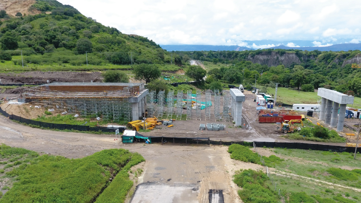 Con la construcción de puente sobre el río Magdalena avanza Autopista Girardot - Honda - Puerto Salgar Con la construcción de puente sobre el río Magdalena avanza Autopista Girardot - Honda - Puerto Salgar