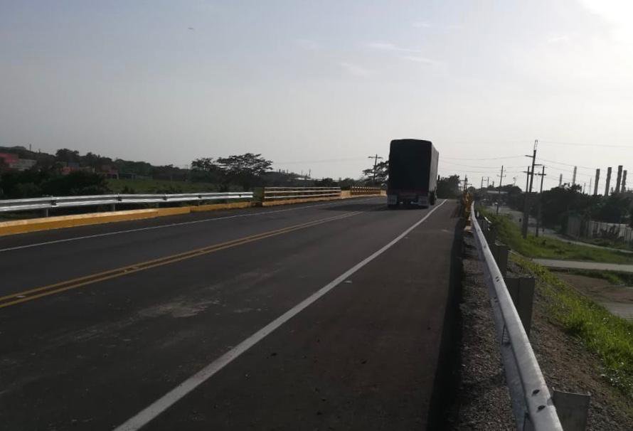 ANI puso en funcionamiento puente en el sector Abocol, que mejora la conectividad entre Gambote, Mamonal y Cartagena