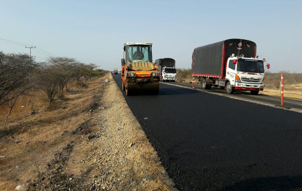 EN EL PROYECTO SANTA MARTA – RIOHACHA -  PARAGUACHÓN REINICIARON ACTIVIDADES DE  MANTENIMIENTO