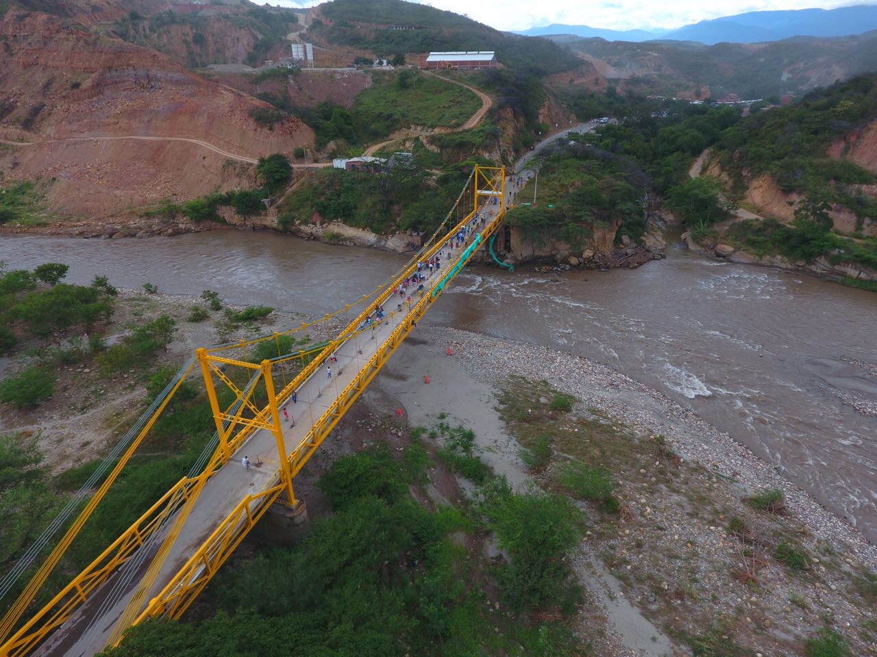 Se habilita paso vehicular por el Puente Mariano Ospina de El Zulia Se habilita paso vehicular por el Puente Mariano Ospina de El Zulia