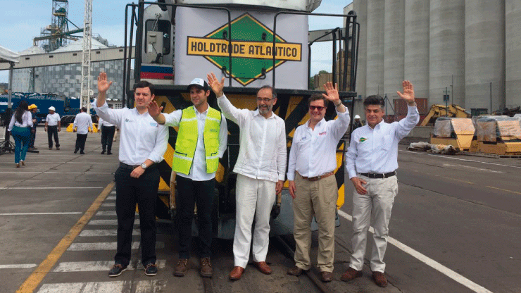 Arrancó el primer tren de prueba de carga por el corredor férreo Santa Marta - La Dorada