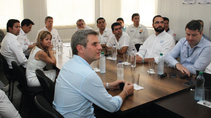 Presidente Santos supervisó proyectos concesionados por la ANI en Barranquilla