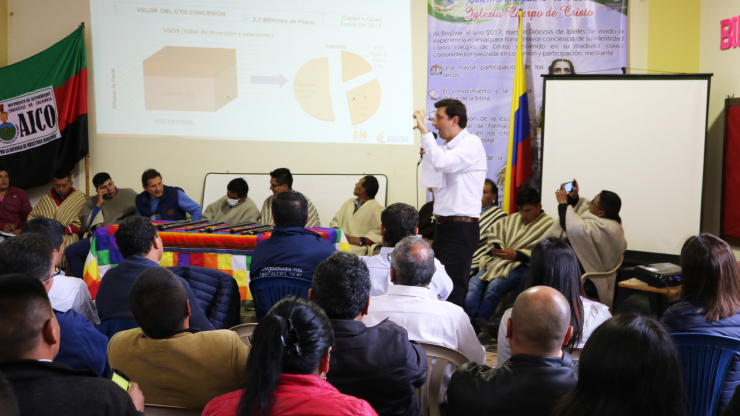 ANI estudiará propuestas de comunidades indígenas de Nariño sobre obras de Autopista Rumichaca – Pasto