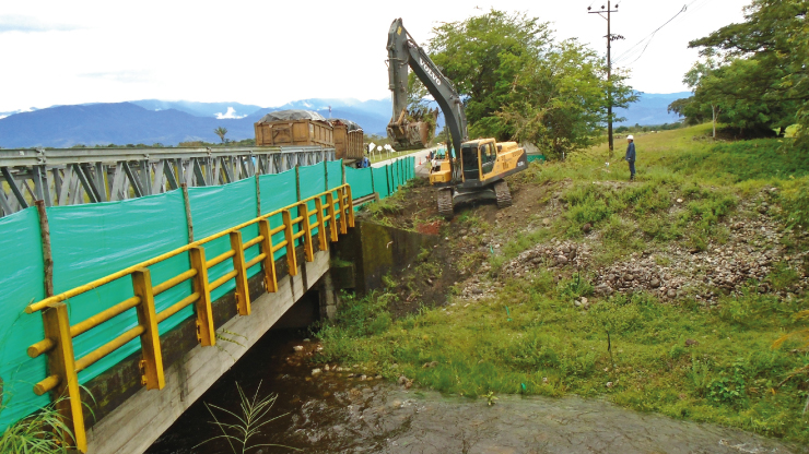A finales de año terminarían obras del nuevo puente sobre el río Marayal en el Meta A finales de año terminarían obras del nuevo puente sobre el río Marayal en el Meta