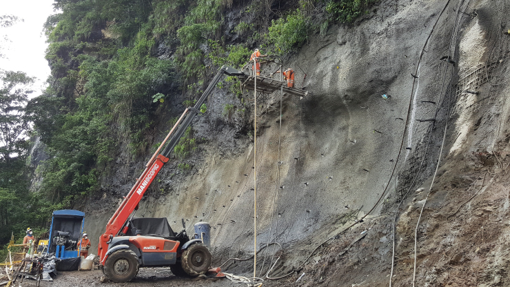 Con actividades en el portal del Túnel de Mulatos avanza Autopista Conexión Pacífico 2