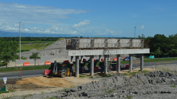 Por construcción de puente Intersección de Flandes, se programa reducción a 1 carril en la variante Chicoral Por construcción de puente Intersección de Flandes, se programa reducción a 1 carril en la variante Chicoral