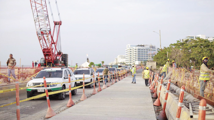 Para concluir trabajos de rehabilitación, habrá cierre de un carril en el Puente La Bocana