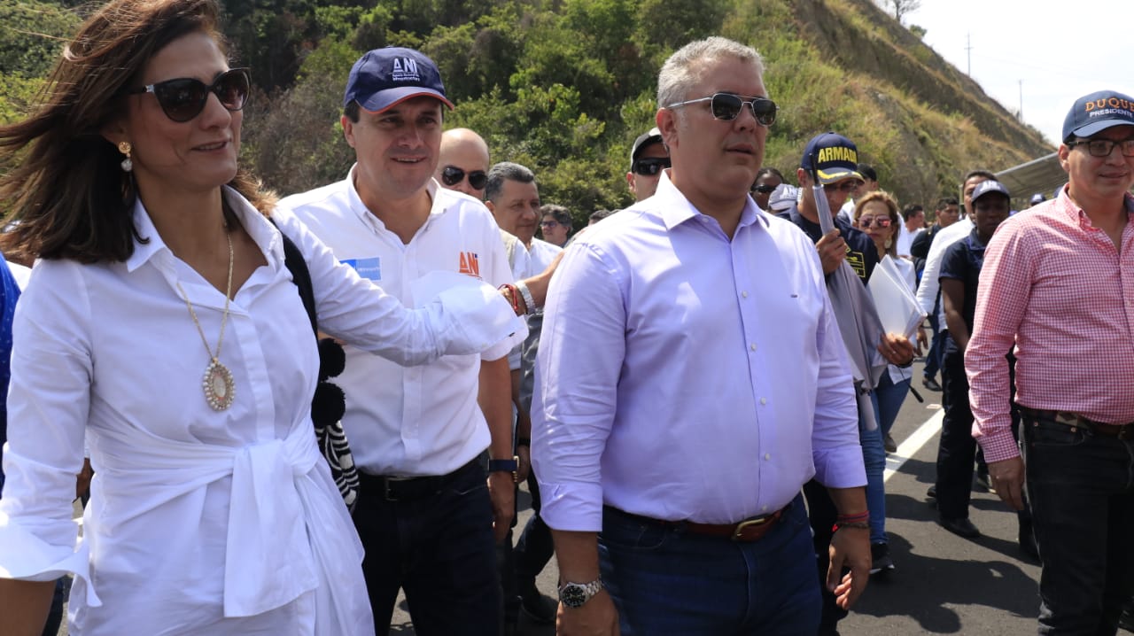  Presidente Iván Duque pone al servicio nuevo viaducto y segunda calzada en variante Gualanday, en el Tolima