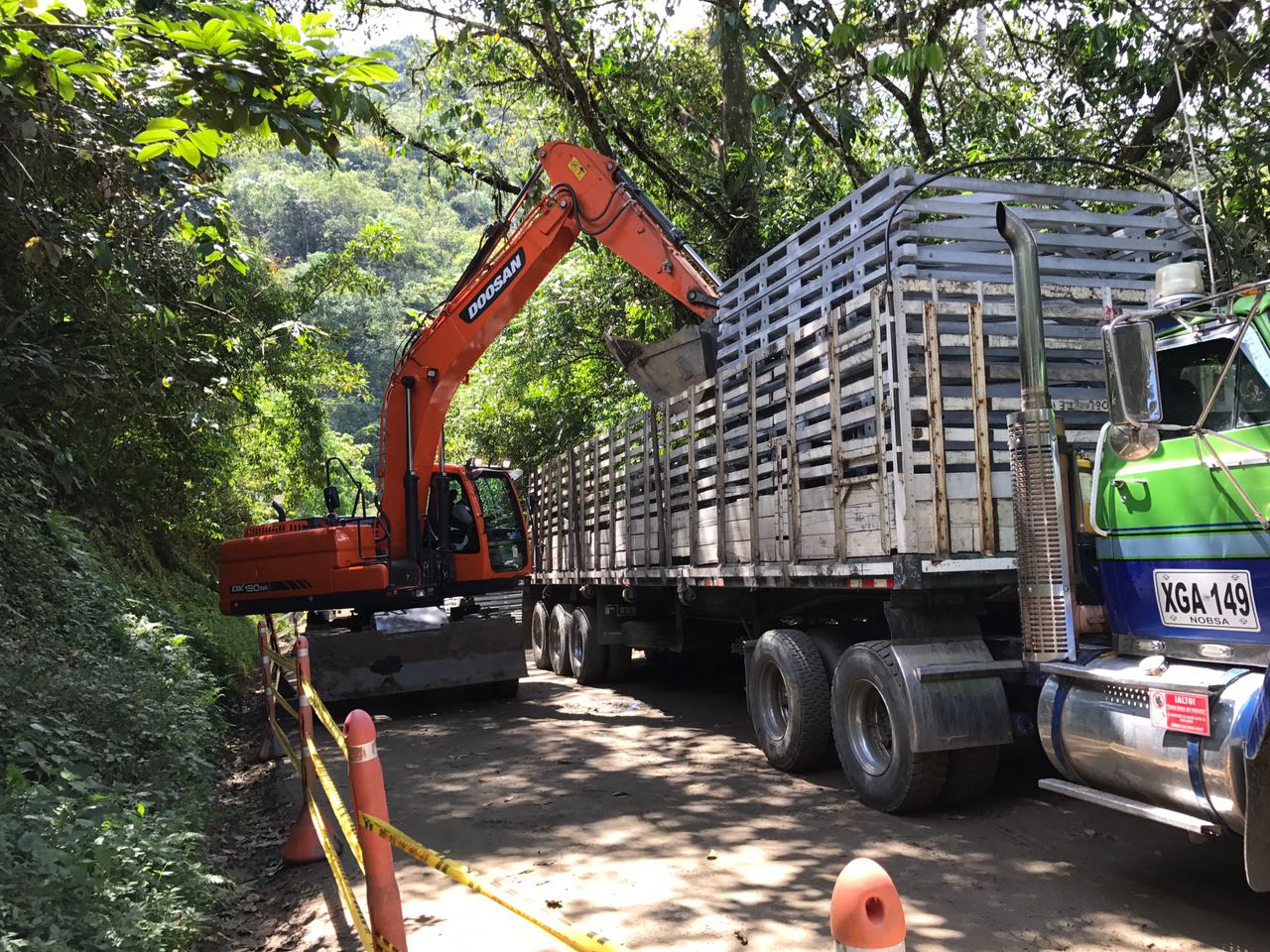 A buen ritmo avanzan las obras para habilitar corredor vial Sisga - El Secreto A buen ritmo avanzan las obras para habilitar corredor vial Sisga - El Secreto