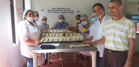 El Gobierno Nacional apoya a emprendedores  con discapacidad en el Tolima
