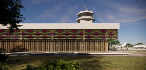 Aeropuerto de Riohacha estrenará nueva fachada con elementos de la cultura Wayuu