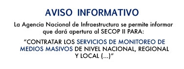 AVISO INFORMATIVO SECOP II