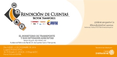 Rendición de Cuentas Sector Transporte Vigencia 2015 Rendición de cuentas