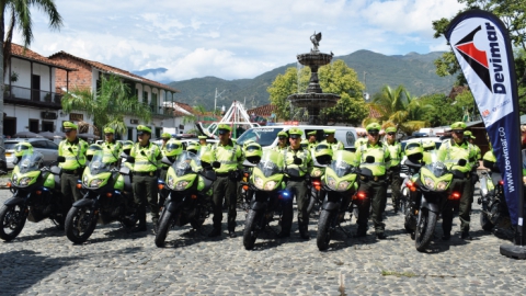 La ANI a través de la Concesión Devimar entregó 374 elementos de seguridad a la Policía de Tránsito y Transporte