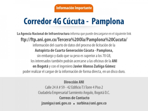 Corredor 4G Cúcuta Pamplona 