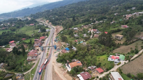 Avanzan los estudios adicionales del proyecto de ampliación Tercer carril – Bogotá – Girardot en áreas de ladera sector Azafranal