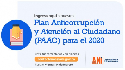 Aporta a la construcción de nuestro Plan Anticorrupción