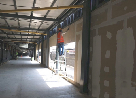 ANI retoma obras de ampliación de pérgola para pasajeros del aeropuerto Rafael Núñez