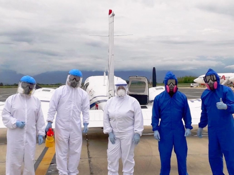 SERVICIOS MÉDICOS AEROPORTUARIOS,  EN PRIMERA LÍNEA PARA COMBATIR EL COVID-19